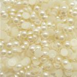 800pc Ivory Flat Back Pearls In Assorted Sizes