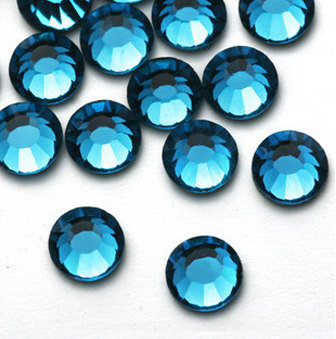 1440pcs Flat Back Rhinestones Crystal In Supreme Quality - Ss12 (3.0mm) Teal Blue Zircon 229 Non Hotfix